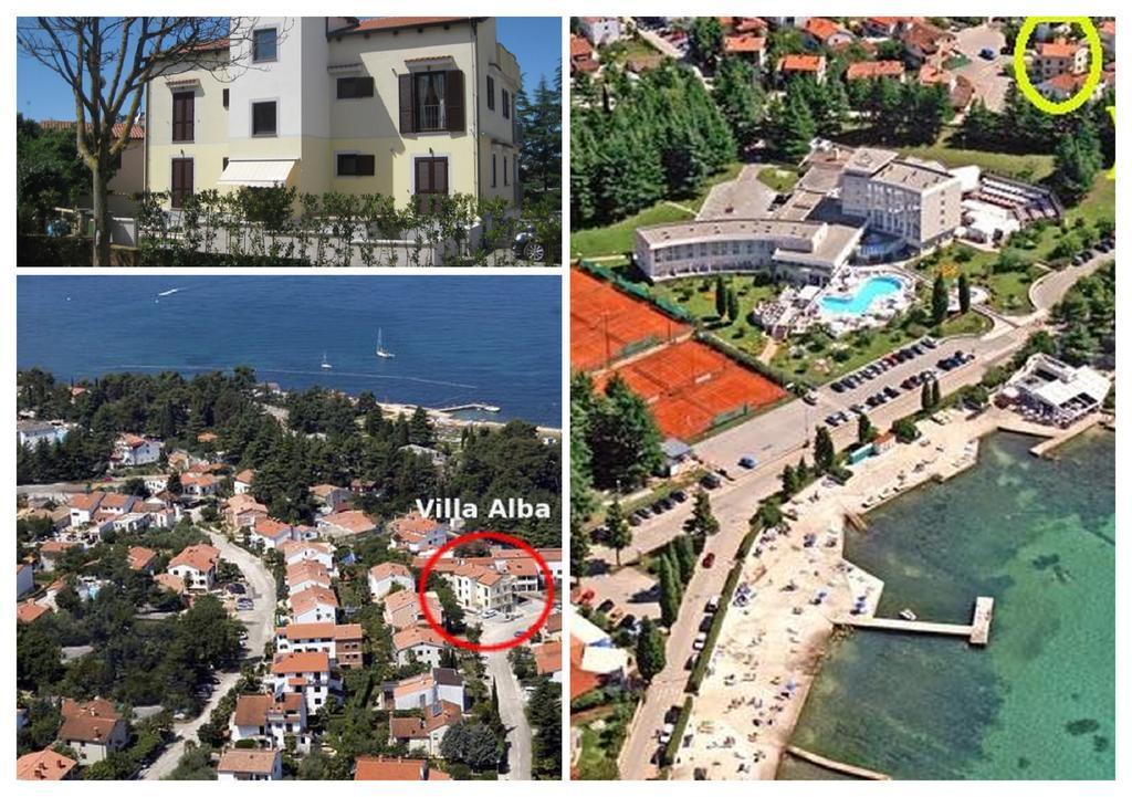 Apartments Villa Alba ポレッチ エクステリア 写真
